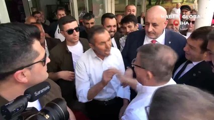 Davutoğlu’na Adıyaman'da 'HDP' ve 'CHP’ tepkisi