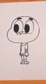 Gumball Watterson Drawing #gumball #draw #art #shorts