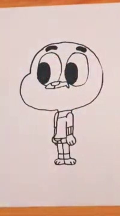 Gumball Watterson Drawing #gumball #draw #art #shorts
