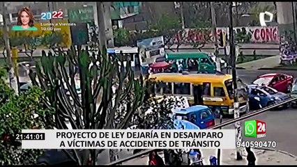 Edgar Tello presenta proyecto de ley que dejaría en desamparo a víctimas de accidentes de tránsito