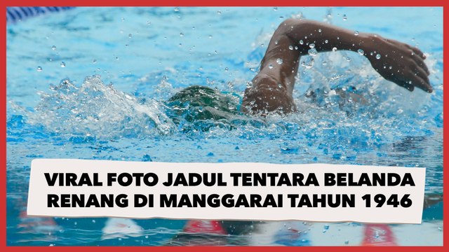 Viral Foto Jadul Tentara Belanda Renang di Manggarai saat Liburan Tahun 1946, Hal Ini Bikin Publik Salfok