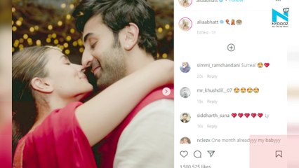 Alia Bhatt drops memories to celebrate 1 month wedding anniversary with Ranbir Kapoor