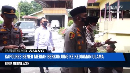 Kapolres Bener Meriah Berkunjung ke Kediaman Ulama