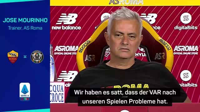 Mourinho schimpft über VAR: 