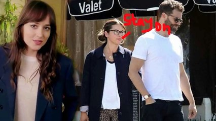 Amelia Warner clings to Jamie Dornan after misunderstanding, as Dakota explains 'Fifty Shades'