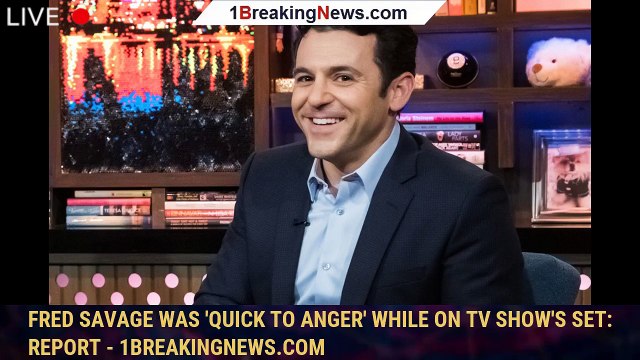 Fred Savage was 'quick to anger' while on TV show's set: report - 1breakingnews.com