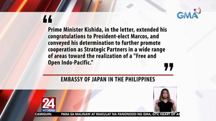 Download Video: Japanese PM Kishida at Australian PM Morrison, binati si Presumptive Pres. Marcos | 24 Oras Weekend