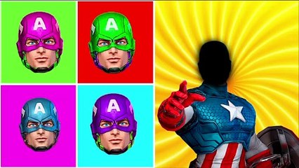 Wrong Superheroes Puzzleㅣ Captain America ㅣGuess right HEAD!