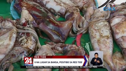 6 na lugar sa bansa, positibo sa red tide | 24 Oras Weekend