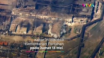 Detik-detik Kilang Minyak Hancur Diserang Rudal Laut Rusia