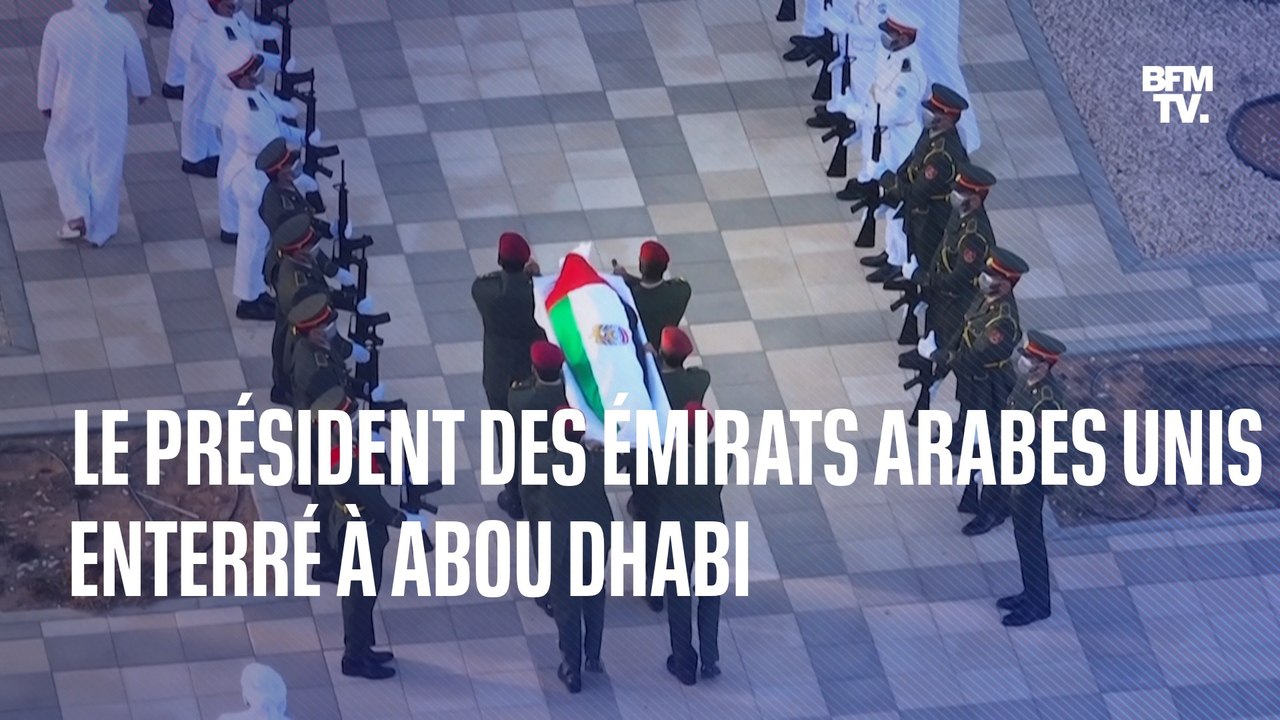 Le président des Émirats arabes unis, mort vendredi, a été enterré à Abou Dhabi