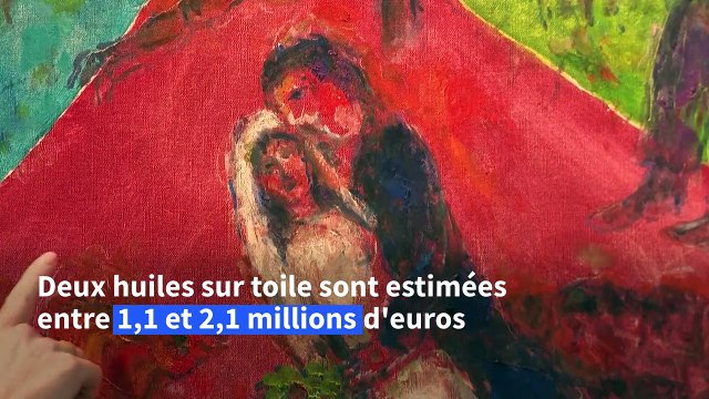 Des œuvres inédites de Chagall présentées à Paris avant une vente à Londres