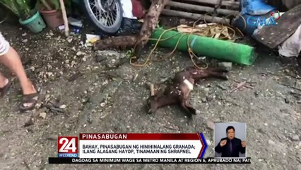 Bahay, pinasabugan ng hinihanalang granada | 24 Oras Weekend