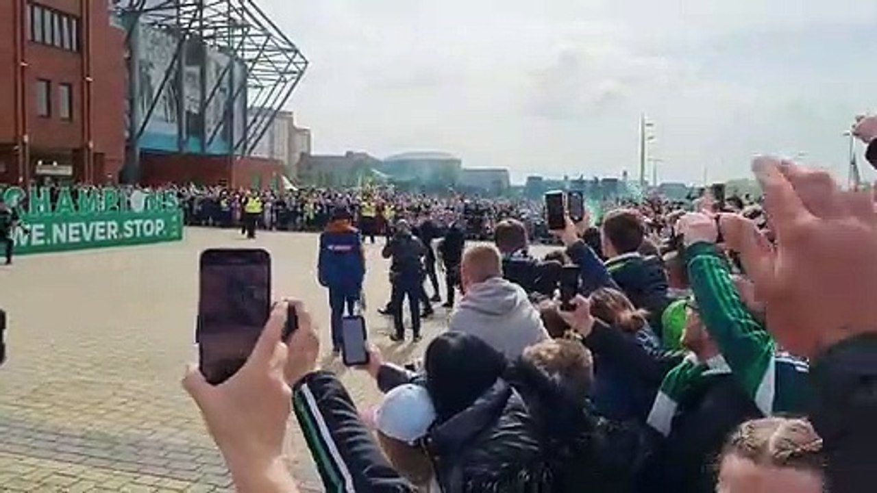 Celtic trophy day