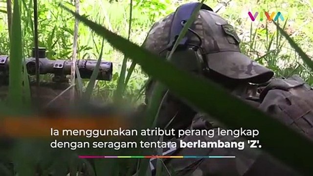 Sniper Handal Rusia Serang Milisi Ukraina