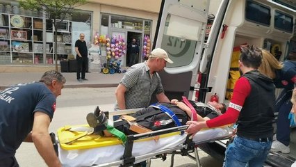 BURSA'DA MİNİBÜSÜN ÇARPTIĞI RESUL YARALANDI