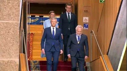 Скачать видео: Rueda jura el cargo como Presidente de la Xunta de Galicia