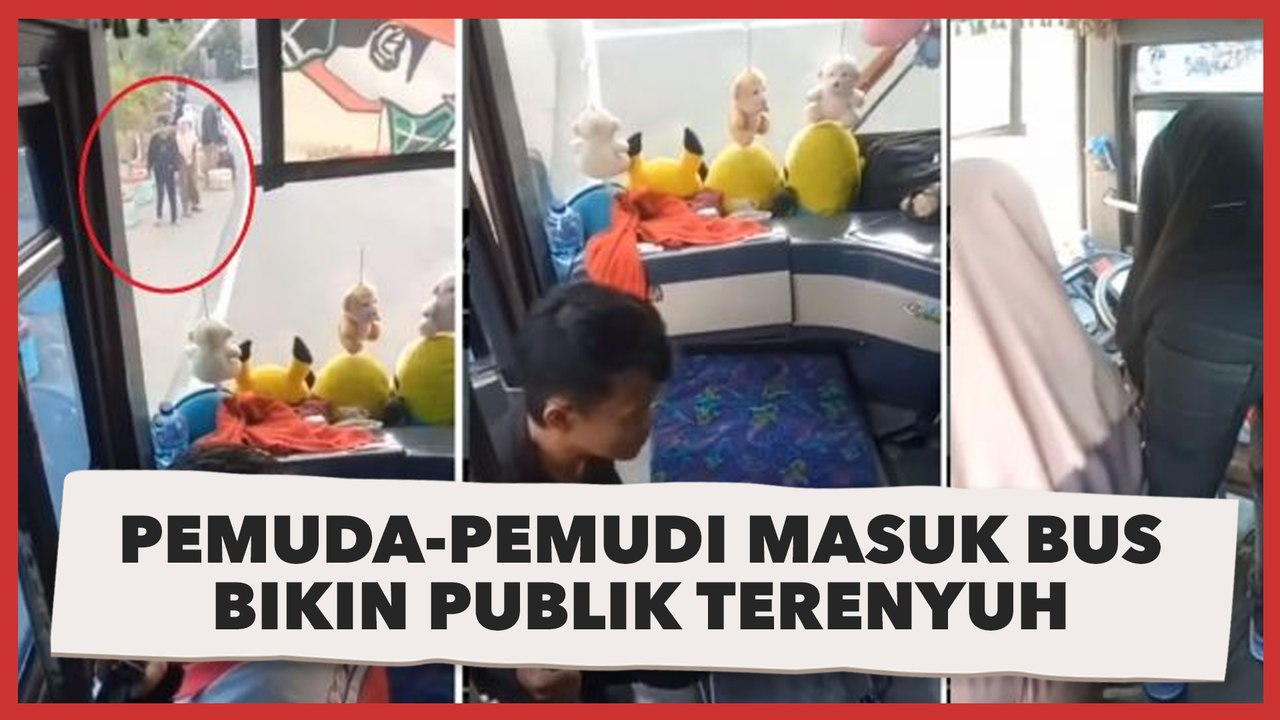 Viral Pemuda-pemudi Masuk Bus Hanya Beberapa Detik Bikin Publik Terenyuh, Ternyata Ini Sebabnya