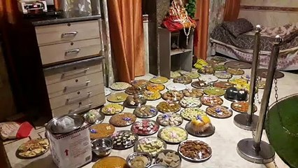 सजाया छप्पन भोग, दिनभर ये हुए धार्मिक आयोजन