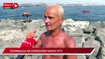 İstanbullular sahile akın etti