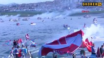 Trabzonspor'da şölen havası! Fırtına'da şampiyonluk kutlamaları başladı