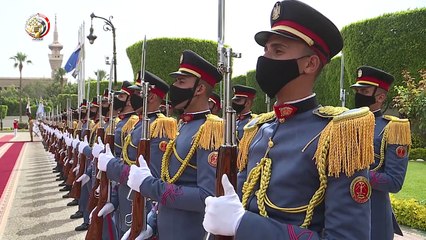 الفريق أول محمد زكى يلتقى وزير الدفاع الوطنى بجمهورية تشاد