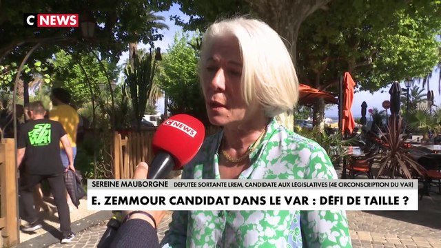 Sereine Mauborgne : «Éric Zemmour est surtout allé dans les villes où il y a la plage, or la circonscription est beaucoup plus grande que cela. Je pense qu’en un mois, il va falloir qu’il apprenne à connaître le reste, c’est un sacré défi pour lui»