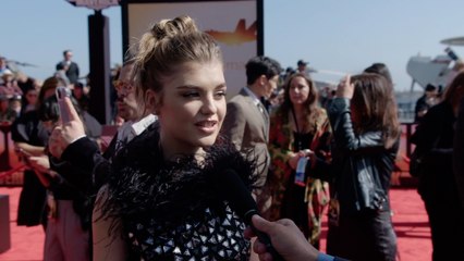 Top Gun Maverick Lyliana Wray World Premiere USS Midway Interview