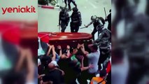 Filistinli Ebu Akile'nin cenazesine saldırmışlardı! Yürek yakan yeni görüntüler ortaya çıktı