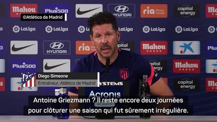 37e j. - Simeone sur Griezmann : "Nous aurions tous pu faire mieux"