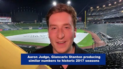 Aaron Judge and Giancarlo Stanton Are on 2017 Pace So Far This Season