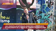 Las 7 maravillas naturales Argentinas acompañaron el lanzamiento de la Noche del turismo en Buenos Aires