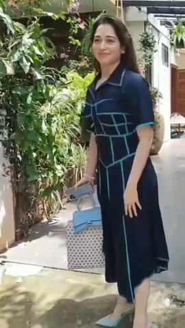 Tamannaah Bhatia spotted outside a salon in Bandra