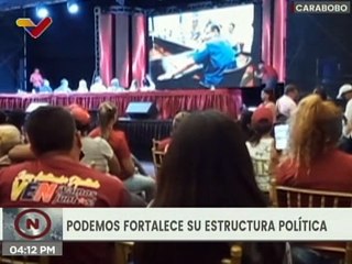 Podemos ratifica su apoyo al PSUV y fortalece su estructura política con el proceso revolucionario
