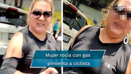 Automovilista rocía gas pimienta a ciclista que le pidió liberar ciclovía