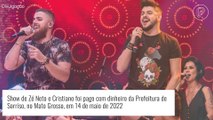 Zé Neto e Cristiano recebem críticas após valor de show pago pela prefeitura vir à tona. Saiba!