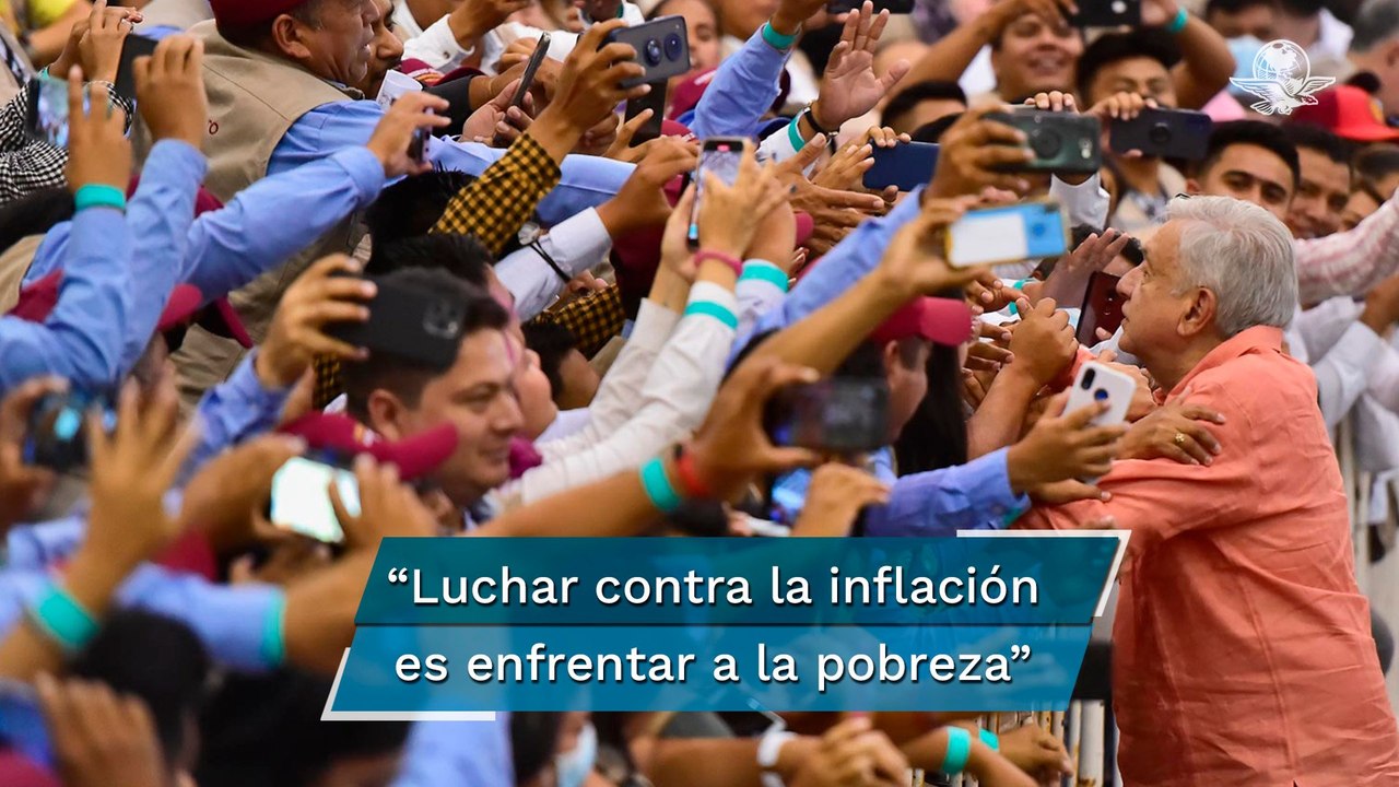 “Luchar contra la inflación es enfrentar a la pobreza”: AMLO