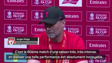 FA Cup : Finale - Klopp : "Absolument fabuleux"