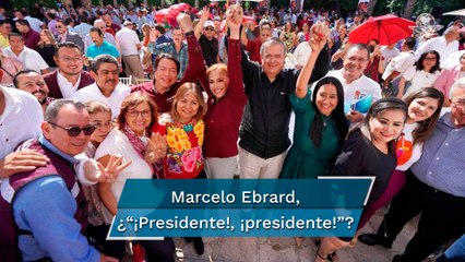 “¡Presidente!, ¡presidente!”, gritan en Durango a Marcelo Ebrard