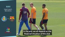 Frenkie's future depends on Barca finances - Xavi