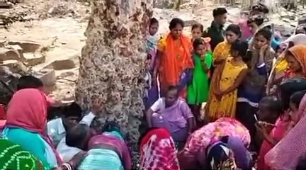 समरानियां के नाटई गांव में नदी से निकली मां काली की प्रतिमा