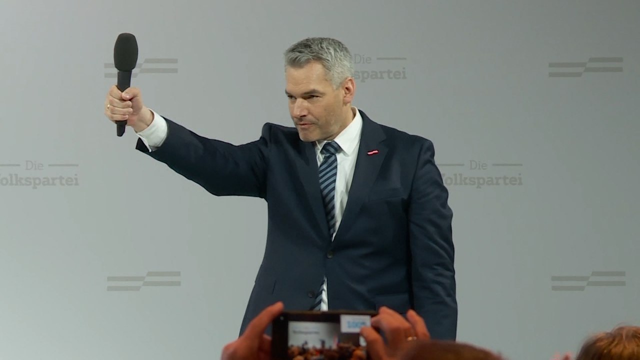 Rede von Nehammer: 'Wir sind die ersten Diener dieses Landes'