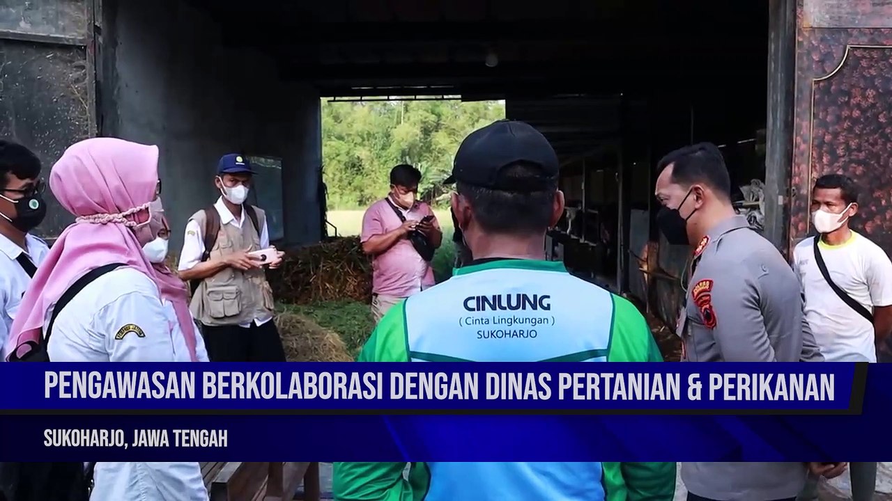 Antisipasi Penularan PMK Pada Sapi, Polres Sukoharjo Kerahkan Jajaran Awasi Peternakan Dan Pasar Hewan