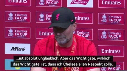Klopp zu FA-Cup-Triumph: "Nicht von dieser Welt"