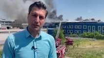 Son dakika haber! Arnavutköy'de 2 fabrikada yangın devam ediyor (3)