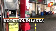 Sri Lanka Crisis - No Petrol Posters At Pumps