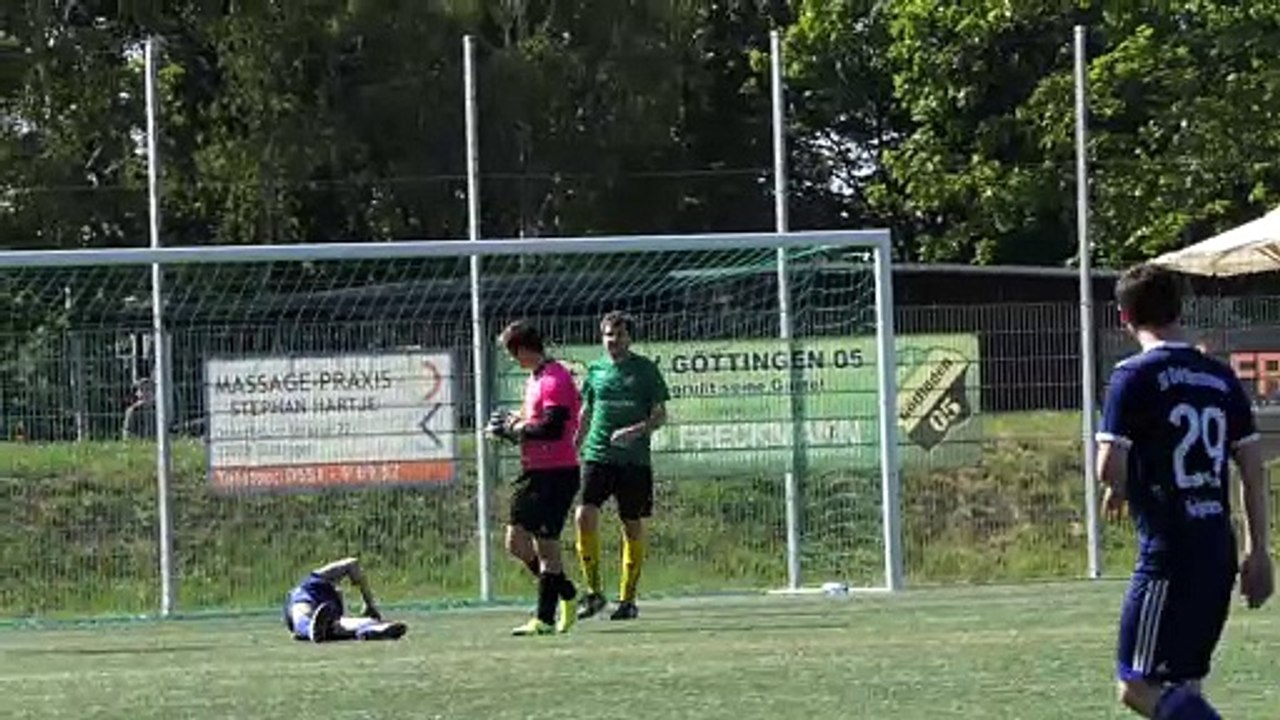 Chance von Justin Günther für die SVGE im Spiel beim RSV.