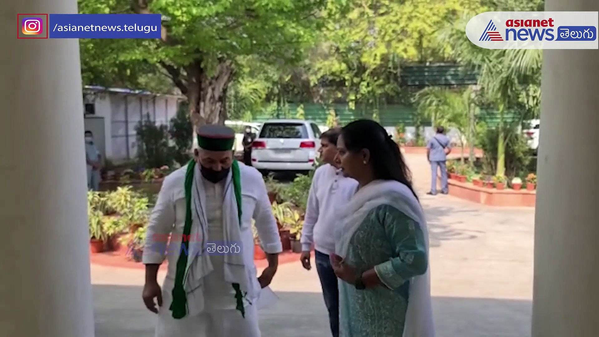 KCR Delhi Tour: రైతు సంఘాల నాయకుడు రాకేష్ టికాయత్ తో కేసీఆర్ భేటీ