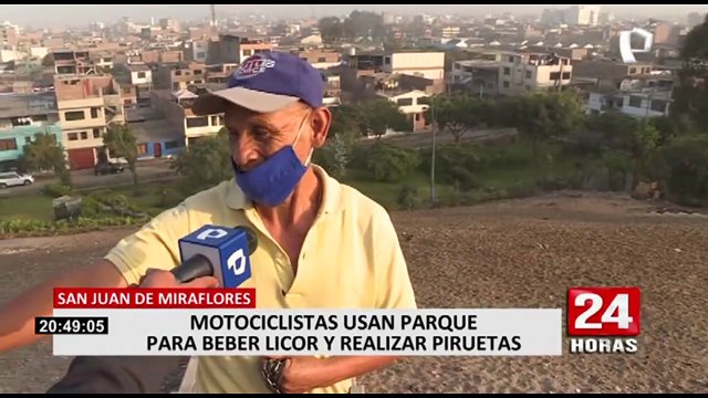 SJM: Vecinos denuncian que motociclistas extranjeros se han apoderado de losa deportiva