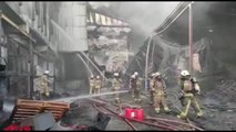 Arnavutköy'de Fabrika Yangını